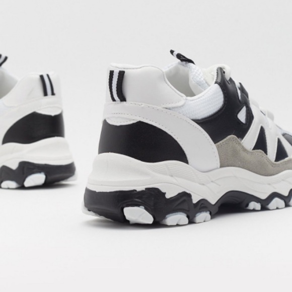 Black and white dad sneaker - Picture 3 of 6